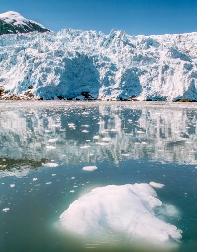 Ein Gletscher in Alaskas Kenai Nationalpark