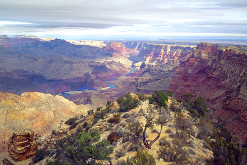 Von der Südkante des Grand Canyon aus aufgenommen