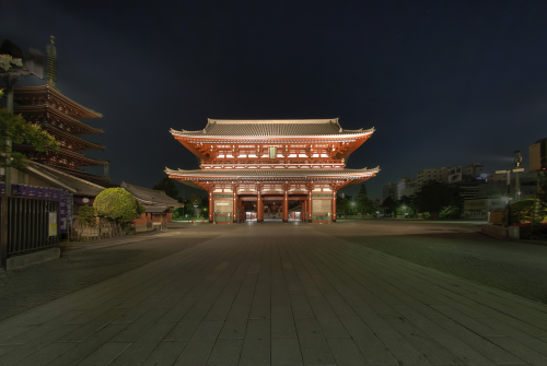 Sensoji Temple gate in Tokyo's Asakusa district