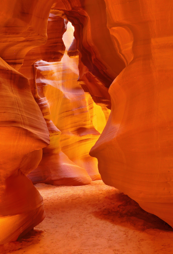 Antelope Canyon, near Page / Arizona, is actually on American Indian tribal territory