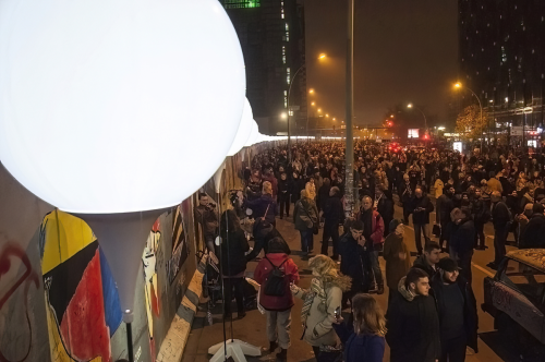 Berlin feiert den 25. Jahrestag des Mauerfalls