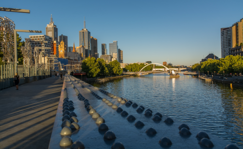 The Yarra River is Melbourne's main urban access to water 
