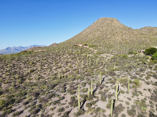 I was merely testing my newly-acquired drone here, but this shot of the Tucson Mountain Park was a keeper